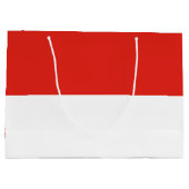 Indonesische vlag groot cadeauzakje (Achterkant)