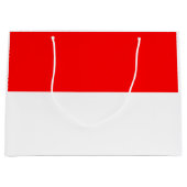 Indonesische vlag groot cadeauzakje (Voorkant)