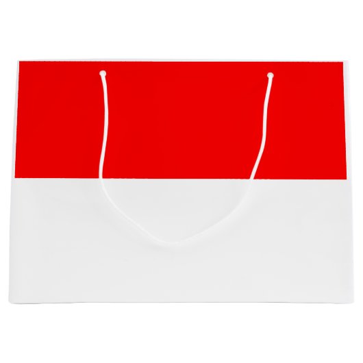 Indonesische vlag groot cadeauzakje (Voorkant)