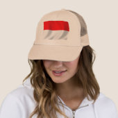 Indonesische vlag hoed trucker pet (In situ)