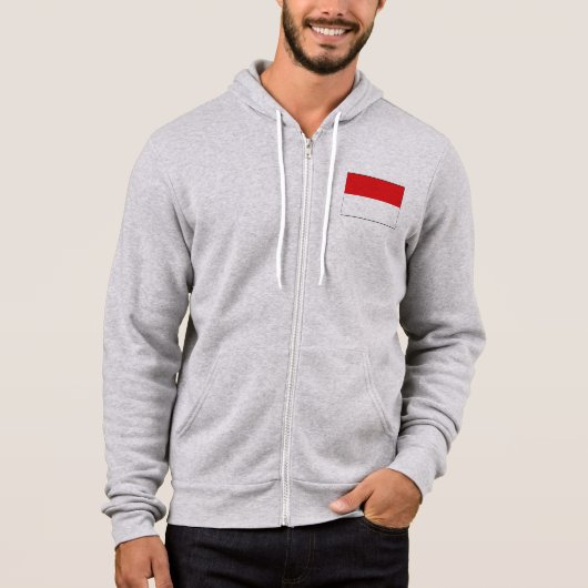 Indonesische vlag hoodie (Voorkant)