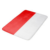 Indonesische vlag (Indonesië) Bath Mat (Gekanteld)