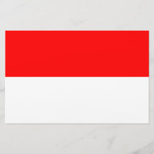Indonesische vlag (Indonesië) Briefpapier
