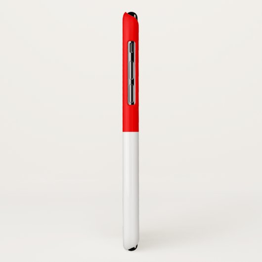 Indonesische vlag (Indonesië) Case-Mate iPhone Case (Achterkant/links)