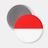 Indonesische vlag (Indonesië) Magneet (Voorkant / Achterkant)