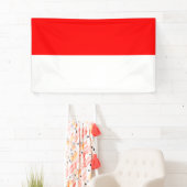 Indonesische Vlag (Indonesië) Spandoek (Insitu)