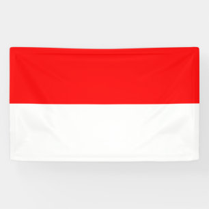 Indonesische Vlag (Indonesië) Spandoek