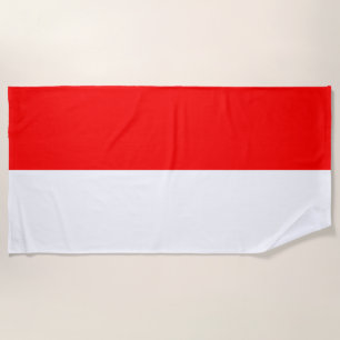 Indonesische Vlag (Indonesië) Strandlaken