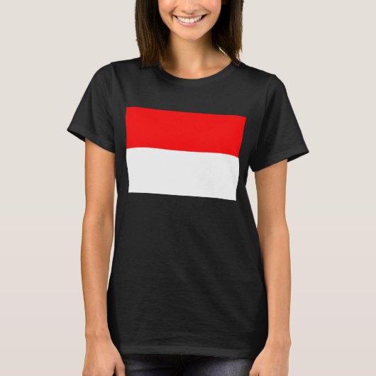 Indonesische vlag (Indonesië) T-shirt (Voorkant)