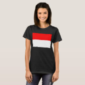 Indonesische vlag (Indonesië) T-shirt (Voorkant volledig)
