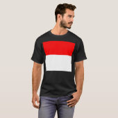 Indonesische vlag (Indonesië) T-shirt (Voorkant volledig)