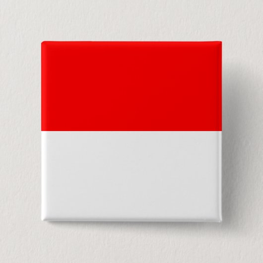 Indonesische vlag (Indonesië) Vierkante Button 5,1 Cm (Voorkant)