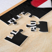 Indonesische vlag & Indonesisch land Ji Legpuzzel (Zijkant)