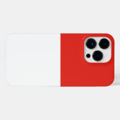 Indonesische vlag iPhone hoesje (Achterkant horizontaal)