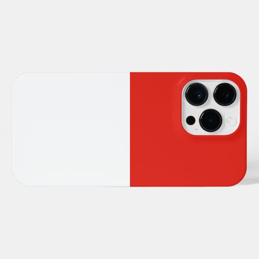 Indonesische vlag iPhone hoesje (Achterkant horizontaal)