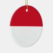 Indonesische vlag keramisch ornament (Rechts)