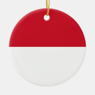 Indonesische vlag keramisch ornament