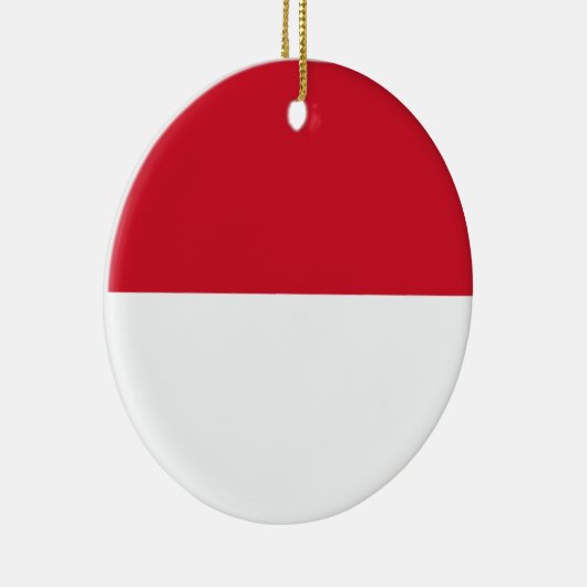 Indonesische vlag keramisch ornament (Rechts)