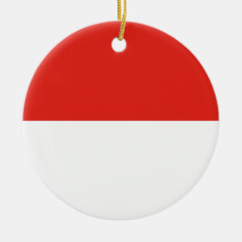 Indonesische vlag keramisch ornament