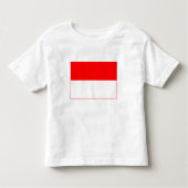 Indonesische vlag kinder shirts (Voorkant)