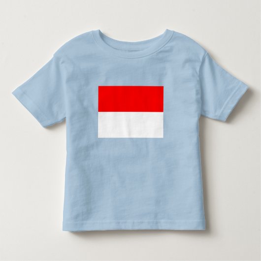 Indonesische vlag kinder shirts (Voorkant)