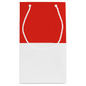 Indonesische vlag klein cadeauzakje (Achterkant)