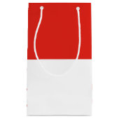 Indonesische vlag klein cadeauzakje (Voorkant)