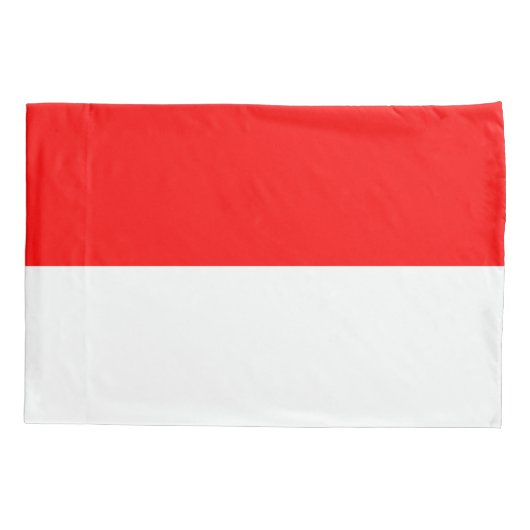 Indonesische vlag kussensloop (Achterkant)