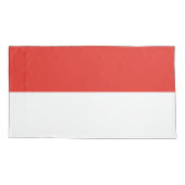 Indonesische vlag kussensloop (Achterkant)
