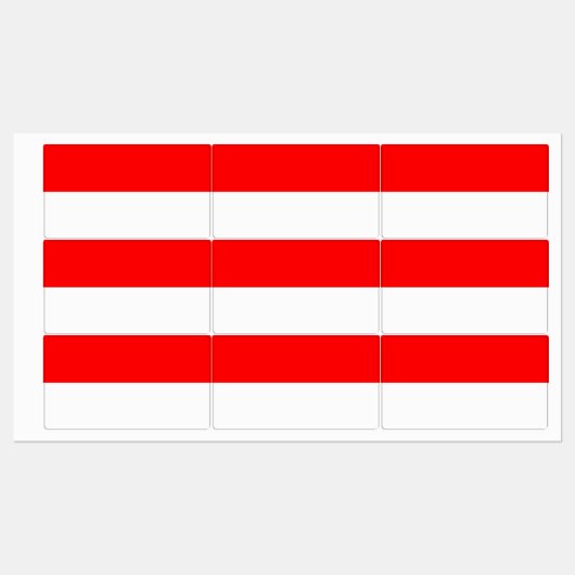 Indonesische vlag labels (Vel)