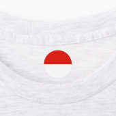 Indonesische vlag labels (Aangebracht)