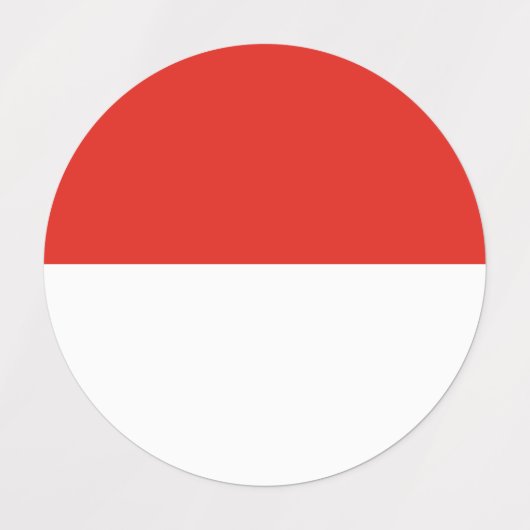 Indonesische vlag labels (Design 1)