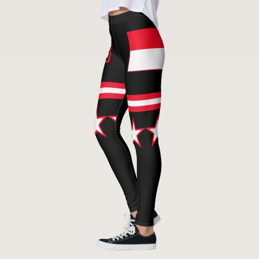 Indonesische vlag leggings (Links)