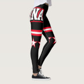 Indonesische vlag leggings (Rechts)