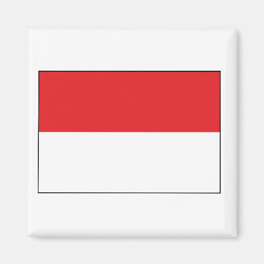 Indonesische vlag magneet (Voorkant)