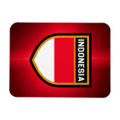 Indonesische vlag magneet (Horizontaal)