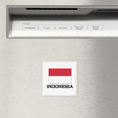 Indonesische vlag magneet (Insitu (Vaatwasser))