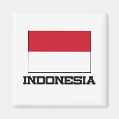 Indonesische vlag magneet (Voorkant)
