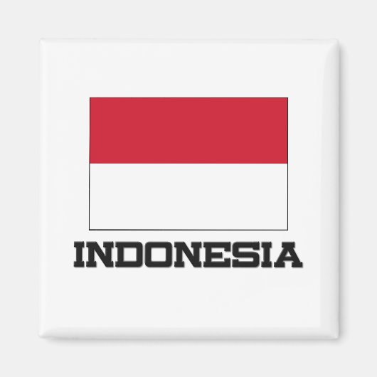 Indonesische vlag magneet (Voorkant)