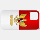 Indonesische vlag met COA Case-Mate iPhone Case (Achterkant (horizontaal))