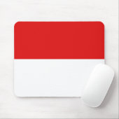 Indonesische vlag Mousepad Muismat (Met muis)
