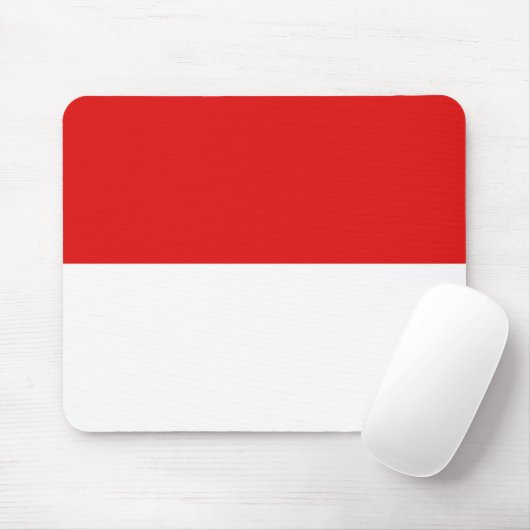 Indonesische vlag Mousepad Muismat (Met muis)