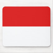 Indonesische vlag Mousepad Muismat (Voorkant)