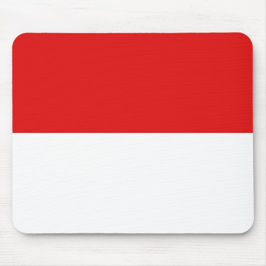 Indonesische vlag Mousepad Muismat (Voorkant)
