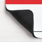 Indonesische vlag muismat (Hoek)