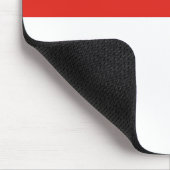 Indonesische vlag muismat (Hoek)