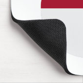 Indonesische vlag muismat (Hoek)