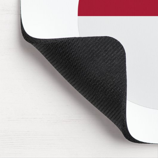 Indonesische vlag muismat (Hoek)