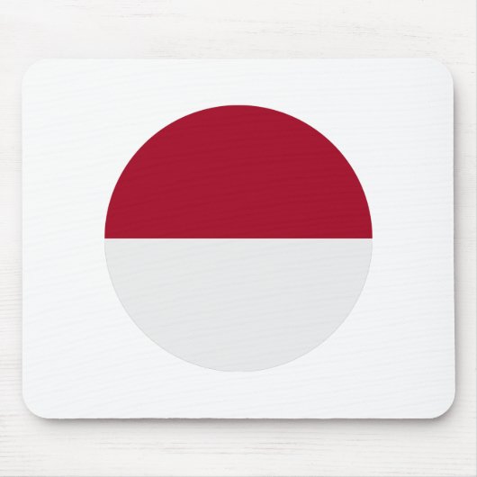 Indonesische vlag muismat (Voorkant)