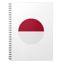 Indonesische vlag notitieboek